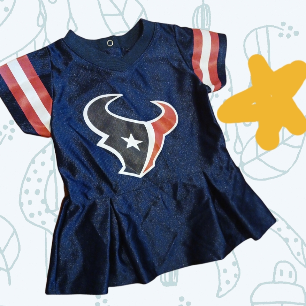 NFL cheerleading baby dress. NWOT. 0-3M